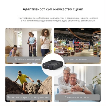 Xd интелигентна 1080P HD охранителна камера с инфрачервено нощно виждане, дистанционен достъп през мобилен телефон, TF карта за съхранение, 1–5 MP сензор