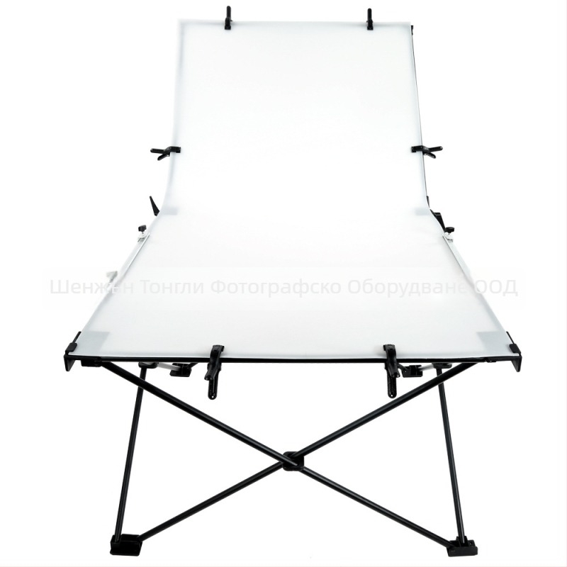 Фотостудиен подиум Shenniu, PVC конструкция, стационарна студийна конфигурация за професионална фотография