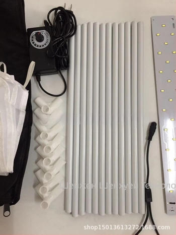 LED фотостудийна кутия за мобилно снимане, регулируемо осветление, HD качество, рефлективна алуминиева тъкан, тегло 3 кг, марка S-H