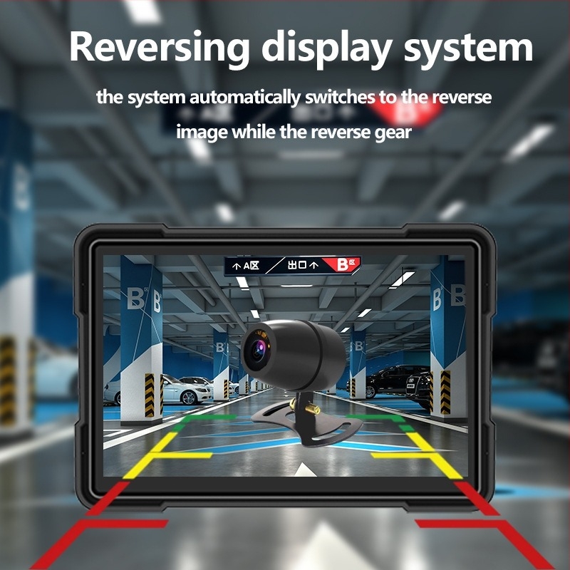 5-инчов мотоциклет CarPlay видеорегистратор MT01, двойно предно и задно записване, 170° зрителен ъгъл, 2.0 MP сензор, до 64 GB съхранение