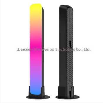 LED RGB автомобилна светлина с гласово управление и музикален режим, USB захранване 5V, бутонен превключвател