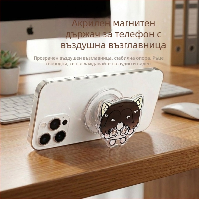 Акрилен магнитен държач за мобилен телефон, универсален, магнитна серия, магнитен стил, за офисна употреба