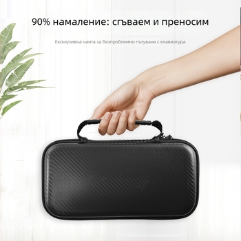 Безжичен комплект клавиатура и мишка, Bluetooth интерфейс, съвместим с телефони, таблети и лаптопи, модел B099.