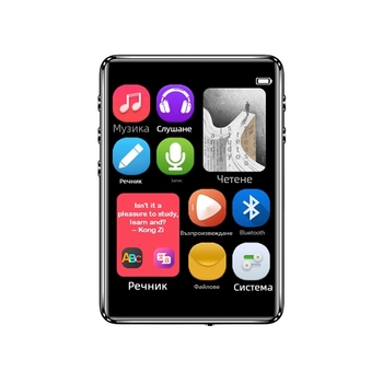 Сензорен MP3/MP4 плеър с Bluetooth, англо-китайски речник и търсене на думи, ученическа версия, поддръжка на TF карта