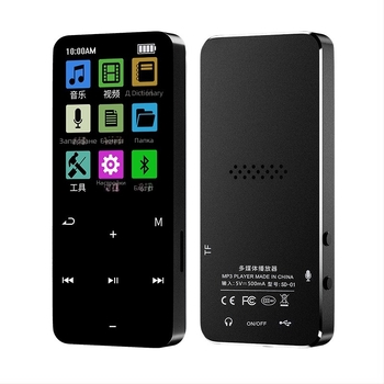 Bluetooth MP4 музикален плеър със сензорен екран, без загуба на качество на звука, рекордер и вградени говорители.