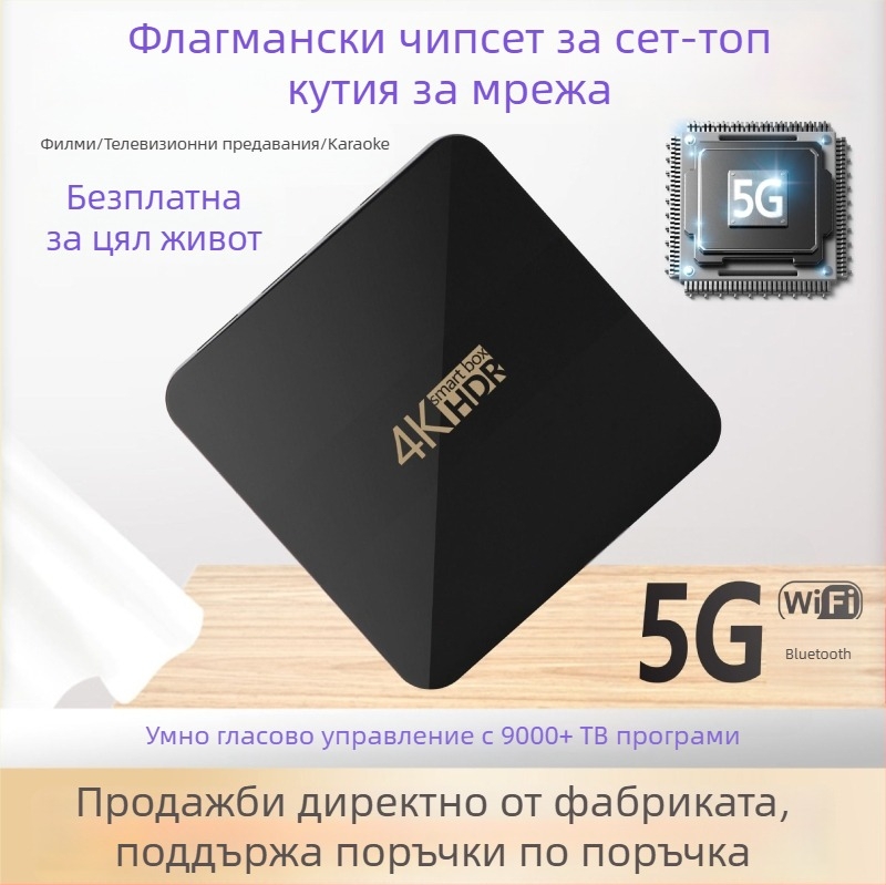 Android TV кутия F1 – 4K изход, 1GB RAM, 8GB вътрешна памет, HDMI