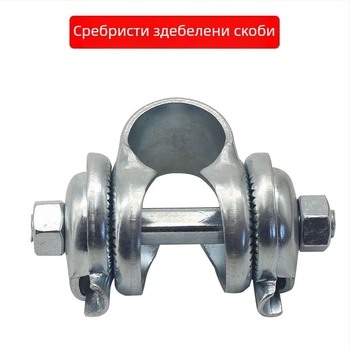 XW велосипедна седалка, универсална скоба за седалка, железен материал, съвместима с обикновени велосипеди