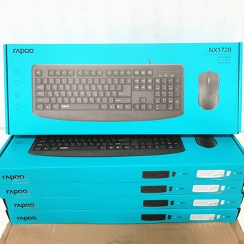 Комплект клавиатура и мишка с кабел Rapoo NX1720, USB интерфейси, 1000dpi