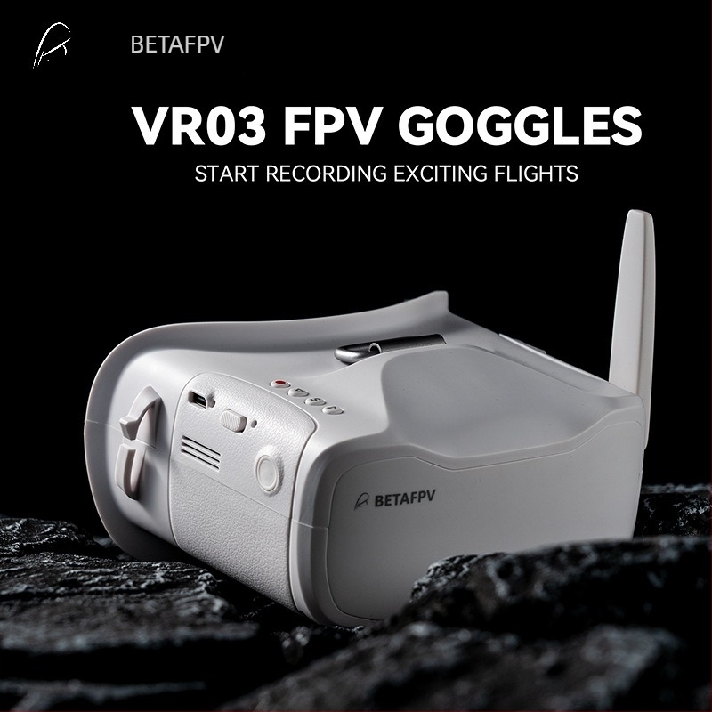 Betafpv FPV очила с лента за глава, 5.8 GHz аналогово предаване на видеото VR03