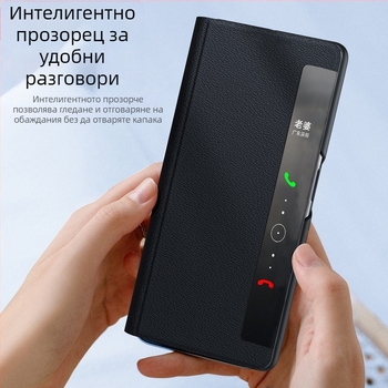 Калъф за телефон за Glory, от естествена кожа, холстер стил, защита срещу падане