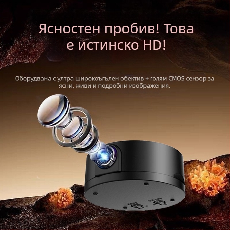 C6 вътрешна безжична HD охранителна камера, широкоугълна леща, дистанционен достъп, 1 камера