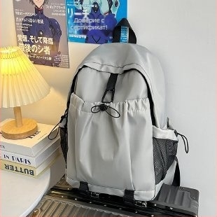 Унисекс раница за пътуване, водоустойчива с множество джобове, от найлон, капацитет 20–35 л, съвместима с 13-инчов лаптоп, презрамки с въздушна подложка.