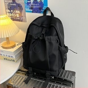 Унисекс раница за пътуване, водоустойчива с множество джобове, от найлон, капацитет 20–35 л, съвместима с 13-инчов лаптоп, презрамки с въздушна подложка.