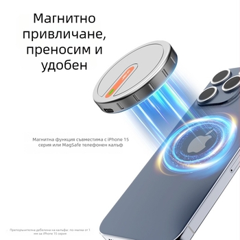 Външна кутия за M.2 NVMe за Apple iPhone 15 Pro, USB-C, алуминиева сплав, 10Gbps, поддържа до 4TB