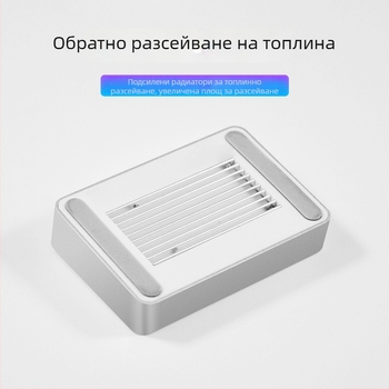 M.2 двуслотов външен корпус за SATA/NVMe SSD, USB 3.1 Gen2, 10 Gbps, клониране, алуминиев сплав + ABS, до 4 TB