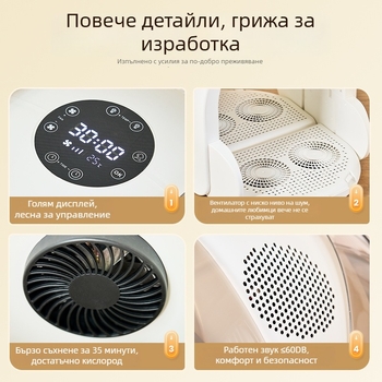Сгъваема сушилня за домашни любимци в кутия за сушене, за котки и малки кучета, модел XYhongganxiang, 1000–1199W, 110V, тип неподвижна рама, защита от прегряване