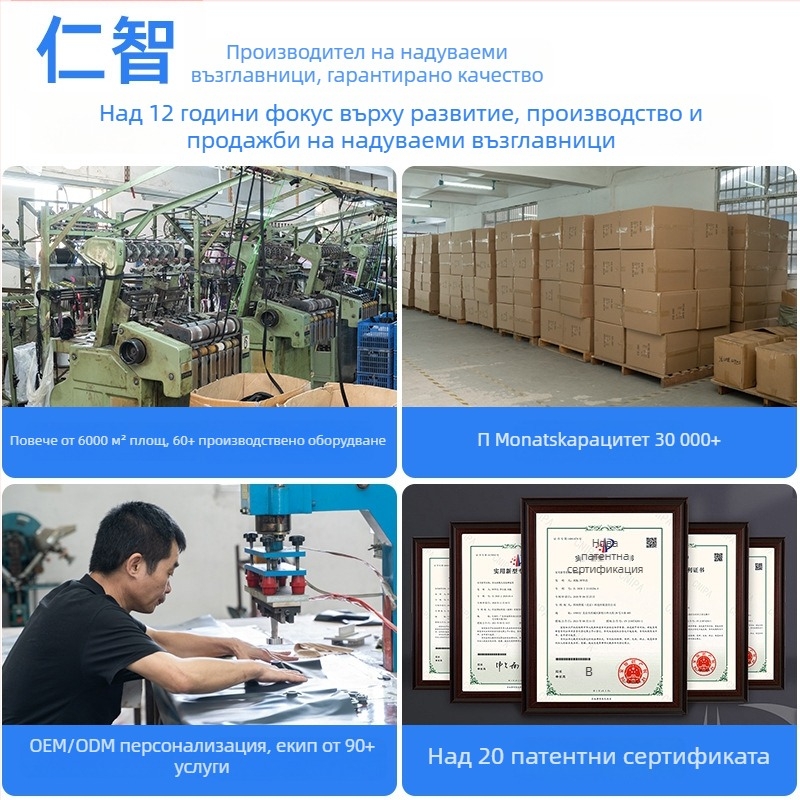 Ai reward me Персонализирано лого въздушна U-образна възглавница за шия - пътуваща възглавница за почивка, напълнена с въздух, кристално кадифено ядро, тегло под 0,5 кг