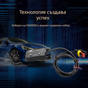 Измервател на температурата на изпускателните газове с цифров дисплей - 0-1000°C, точност 95%, 12V автомобилен сензор, CNSPEED P-ETM-01