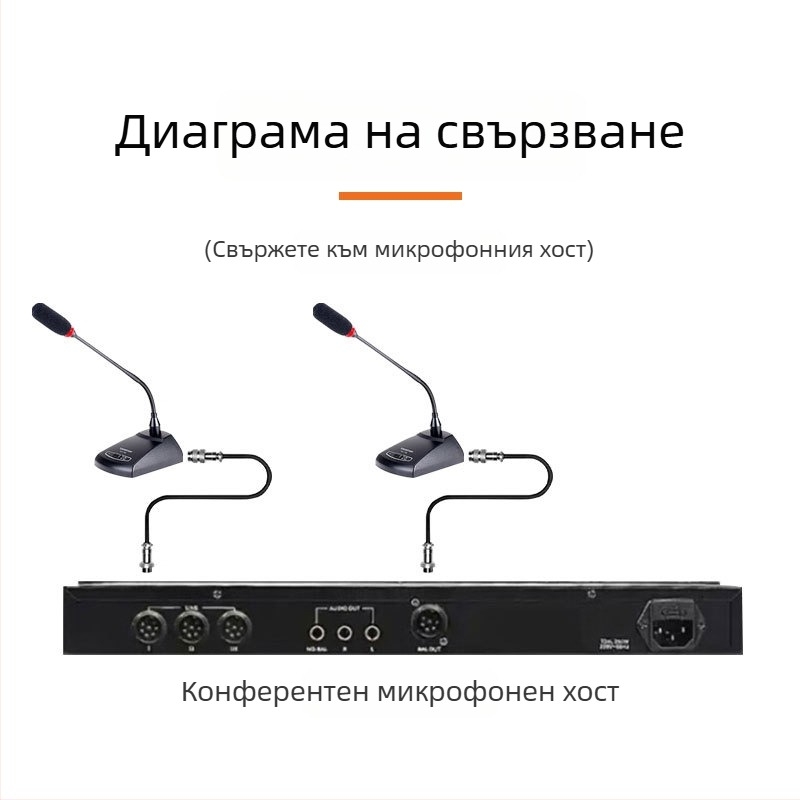 Аудио кабел, 8‑ядрен микрофонен кабел с 8‑пинов авиационен конектор за конференционни системи, мъжки към женски / мъжки към мъжки, никелирано покритие, медна сърцевина с оловено покритие, мед без кислород, ROHS сертифициран