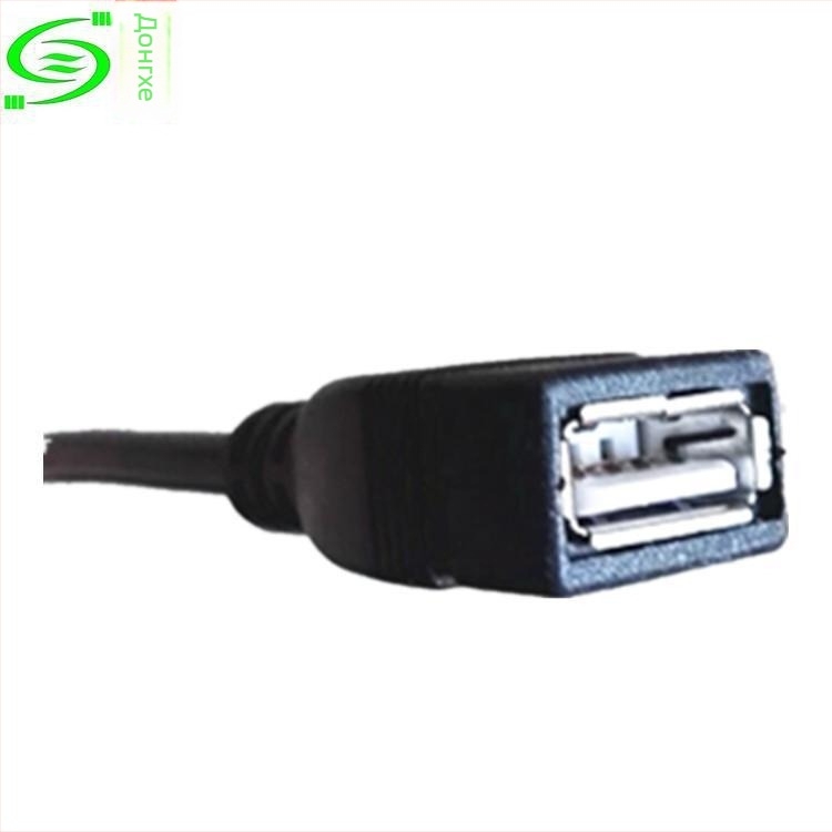 USB 2.0 удължителен кабел за данни и захранване - Donghe, PVC обвивка, ROHS сертифициран, за аудио и видео периферия