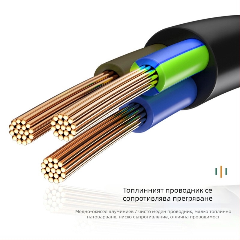 Захранващ кабел с две ядра, US стандарт, плосък щепсел, OEM Xintai Wire