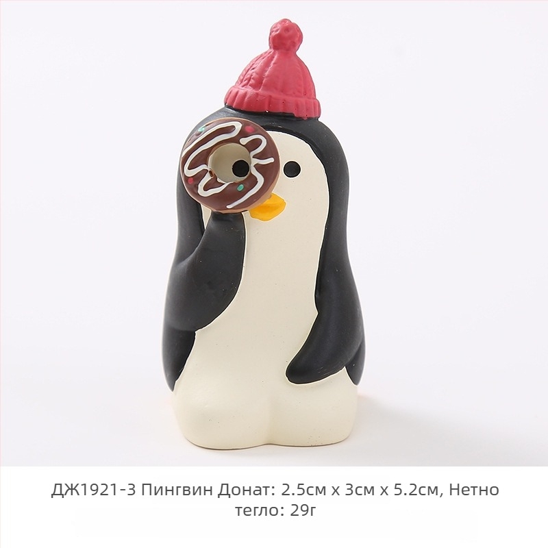 Настолен Дядо Коледа декор — ръчно изработена карикатурна фигура от синтетична смола, Top rhyme