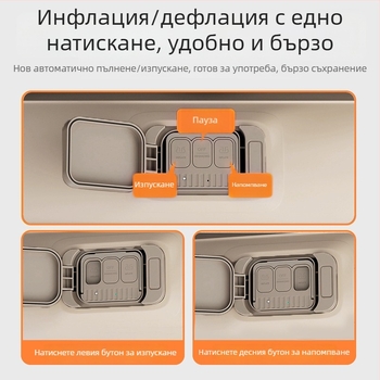 Автомобилен надуваем матрак за багажникTesla Model Y — Enjoy Space, PVC повърхност, тегло 3.7 кг, товароподемност 300 кг