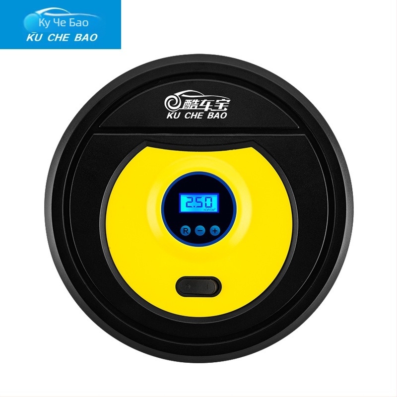 Портативна автомобилна помпа за гуми, цифров дисплей, 12V, 120W, 50 L/min, 3 m кабел (12V, 120W, 50 L/min, цифров дисплей, 3 m кабел)