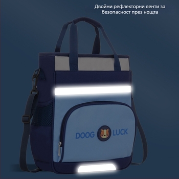 Торба от оксфорд плат за ученици в начално училище – защита на гръбнака, намаляване на натоварването, дишаща подплата, модел с карикатура, унисекс