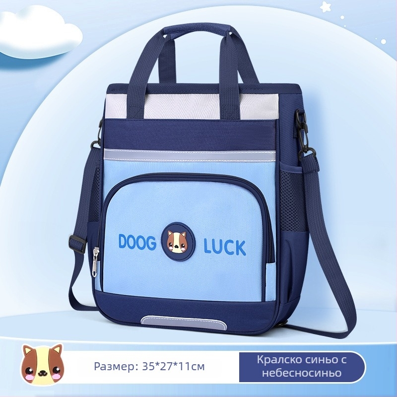 Торба от оксфорд плат за ученици в начално училище – защита на гръбнака, намаляване на натоварването, дишаща подплата, модел с карикатура, унисекс