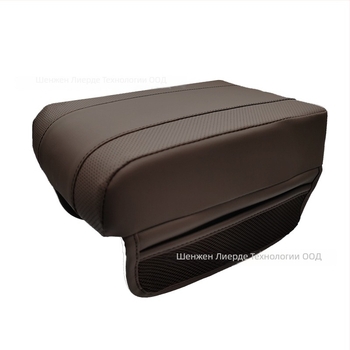 Подлакътник за кола с кожа и мемори пяна — подложка за единичен открит подлакътник