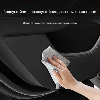 Tesla Model 3/Y кожен панел за праговете на вратите - целогодишна употреба, пяна пълнител, Ben-Fuhe AL1021751576