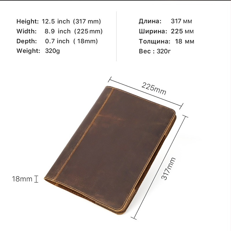 CONTACTS FAMILY MacBook Pro защитен калъф от естествена кожа