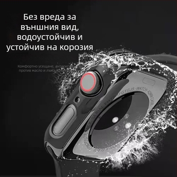 Apple Watch Series 7/6/4 защитно фолио – хидрогелна пълна мембрана, HD, анти отпечатъци