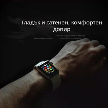 Apple Watch Series 7/6/4 защитно фолио – хидрогелна пълна мембрана, HD, анти отпечатъци