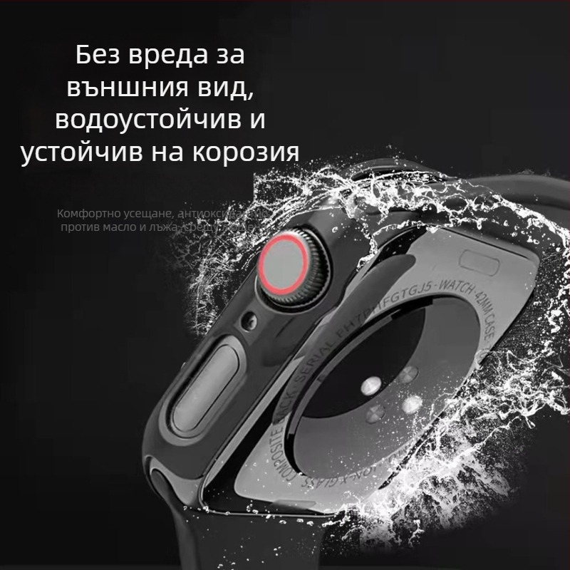 Apple Watch Series 7/6/4 защитно фолио – хидрогелна пълна мембрана, HD, анти отпечатъци
