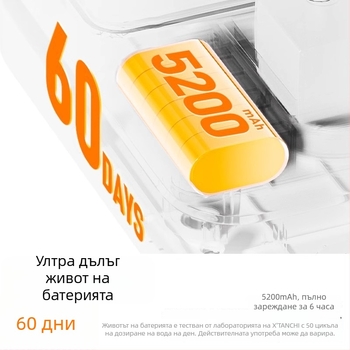 Умна водна система за домашни любимци с помпа, поддържаща постоянна температура, автоматична купа за пиене за котки и кучета, филтър, безжична