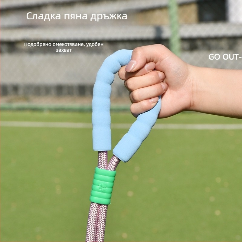 Кучешка каишка с презрамка за свободни ръце за кучета от среден до голям размер, взривоустойчива и против изплъзване, P-верига за разходка