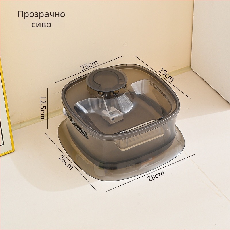 Фонтан за вода за кучета и котки с автоматично филтриране, циркулация на водата, голям капацитет, сваляем дизайн