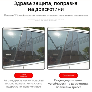 TPU защитен филм за централната колона и фаровете на Changan Uni-K, прозрачен и невидим, устойчив на високи и ниски температури, универсална съвместимост