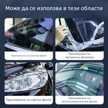 Meijun Течност за автомобилни филми – високо концентриран смазващ агент за монтаж на филм за стъкла – филмова течност, 3-годишен срок на годност, индустриален стандарт