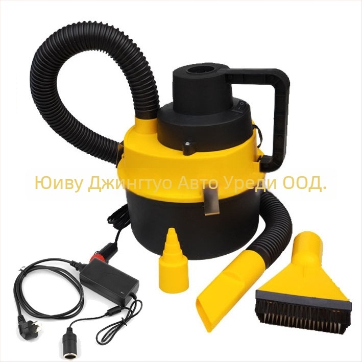 Автомобилен вакуум за кола – 12V, 90W, 4500Pa, кабел 280 cm