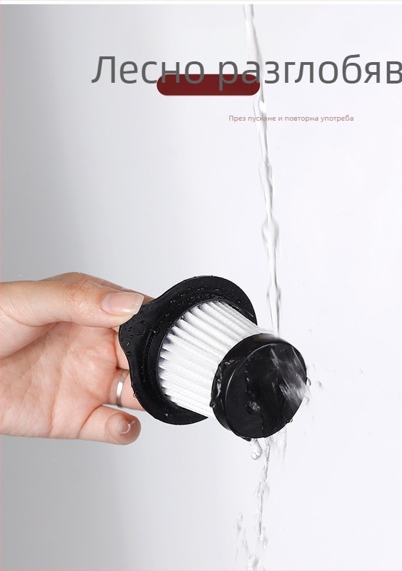 Безжична ръчна прахосмукачка с високо всмукване, 120W, >5000 Па, вградена батерия 1000–1600 mAh, време на работа 0–1 ч, 2-в-1 дюза за под