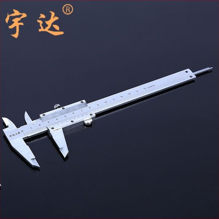 Unique цифров штангенциркул с дълбочинно измерване, измерване на вътрешни жлебове, неръждаема стомана, висока прецизност