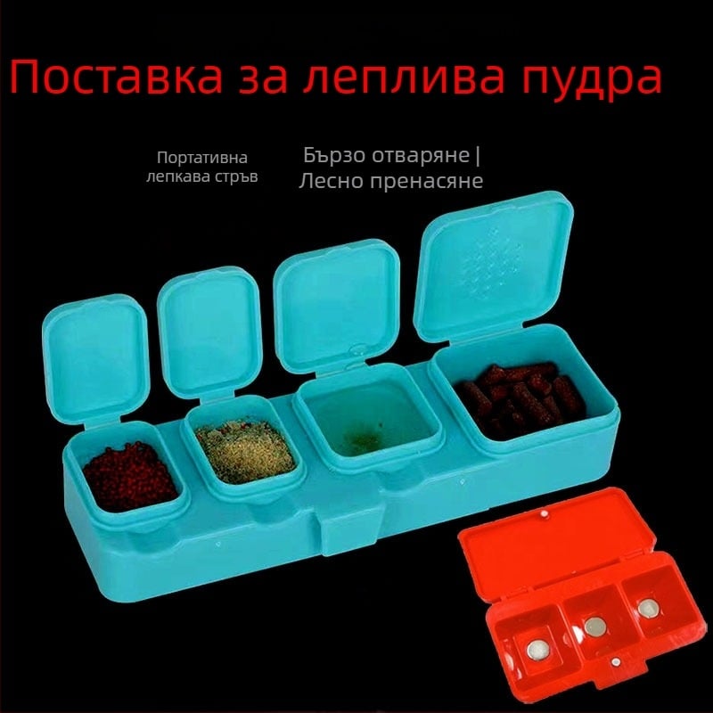 Магнитен държач за кутия за стръв – универсална потапяща кутия за риболовни куки, пластмаса, произведено в Китай