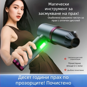 Amoi ръчна безжична прахосмукачка за автомобил, 8.4V, 100W, 16000 Pa