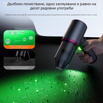 Amoi ръчна безжична прахосмукачка за автомобил, 8.4V, 100W, 16000 Pa