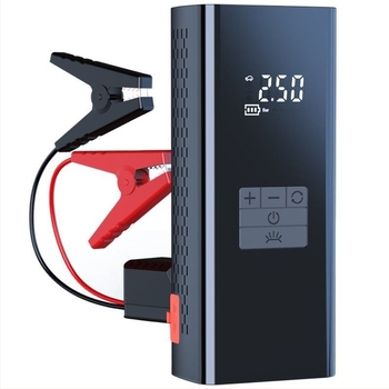 Автомобилен инфларатор за гуми със стартово захранване — всичко в едно, 12V, 80W, 30 л/мин, литиева батерия
