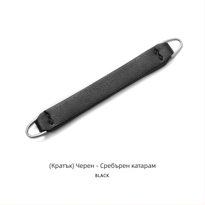 MHS-D-20 Чанта презрамка и държач за карти от естествена кожа — двуслойна телешка кожа, облекчава натоварването, стил за пътуване през лятото
