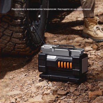 Автомобилен инфларатор с цифров дисплей, еднокамерен цилиндър, 12V, 120W, 25 л/мин